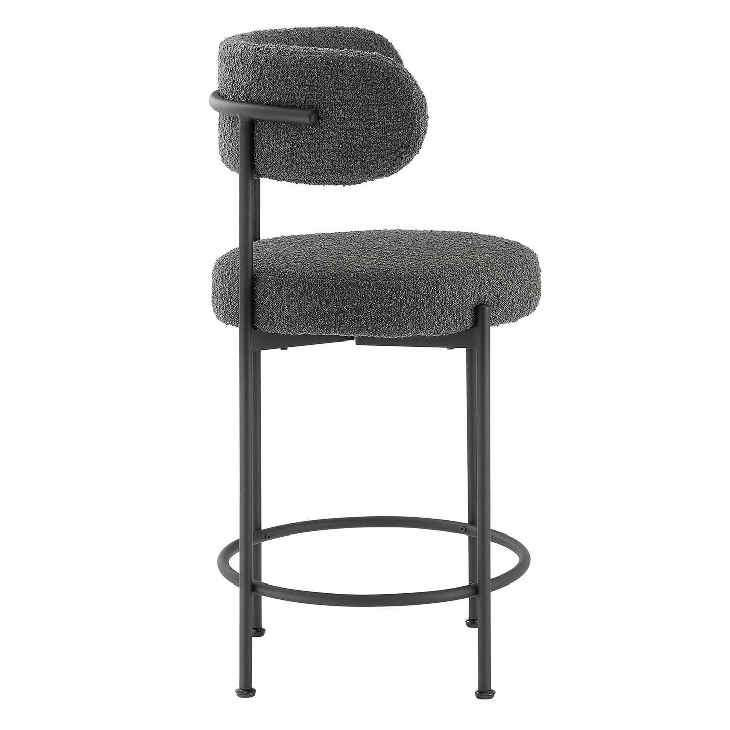 Modway Albie Boucle Fabric Counter Stools - Set of 2, EEI-6518 FredCo