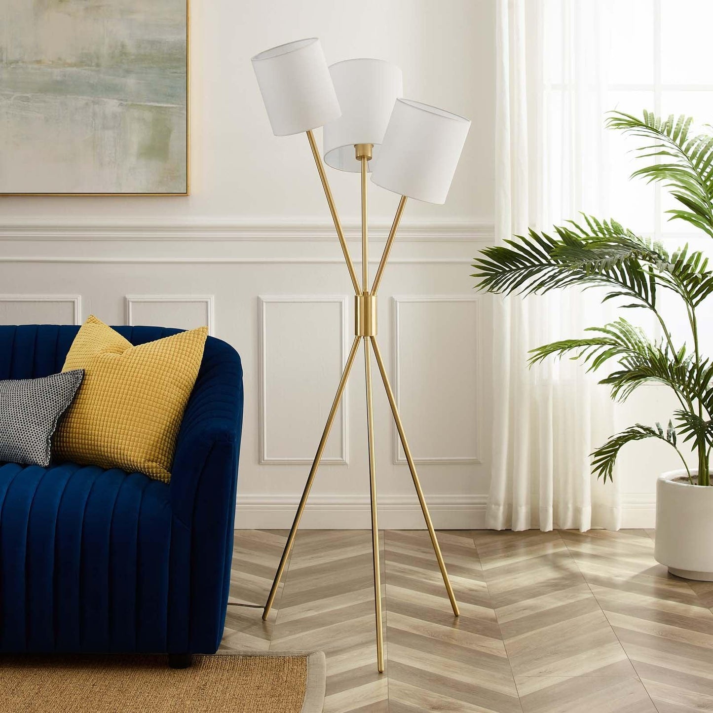 Modway Alexa 3-Light Floor Lamp FredCo