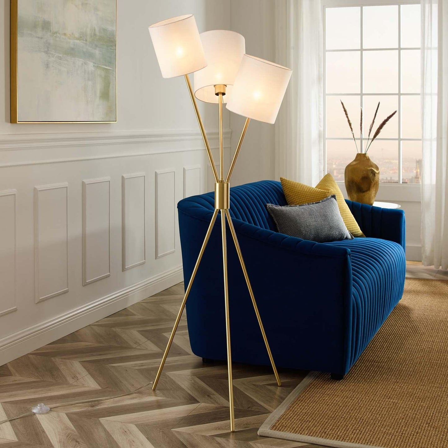 Modway Alexa 3-Light Floor Lamp FredCo