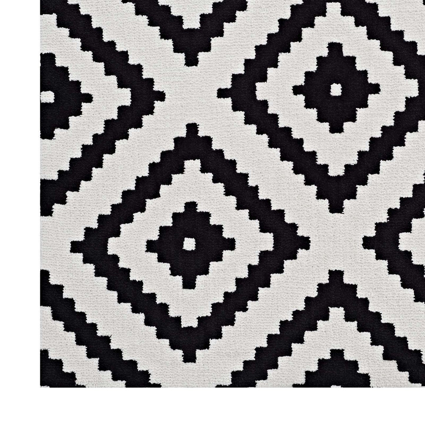 Modway Alika Abstract Diamond Trellis Area Rug FredCo