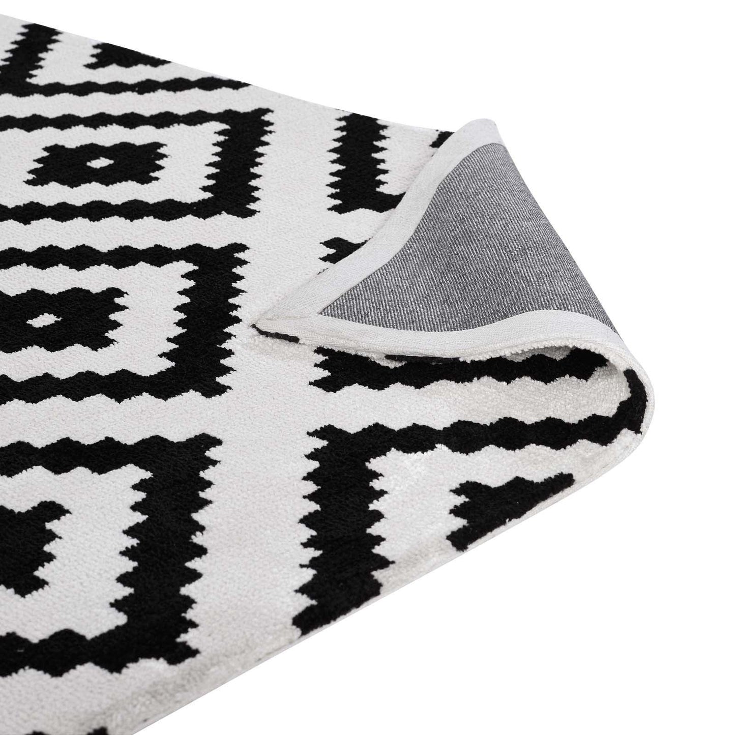 Modway Alika Abstract Diamond Trellis Area Rug FredCo