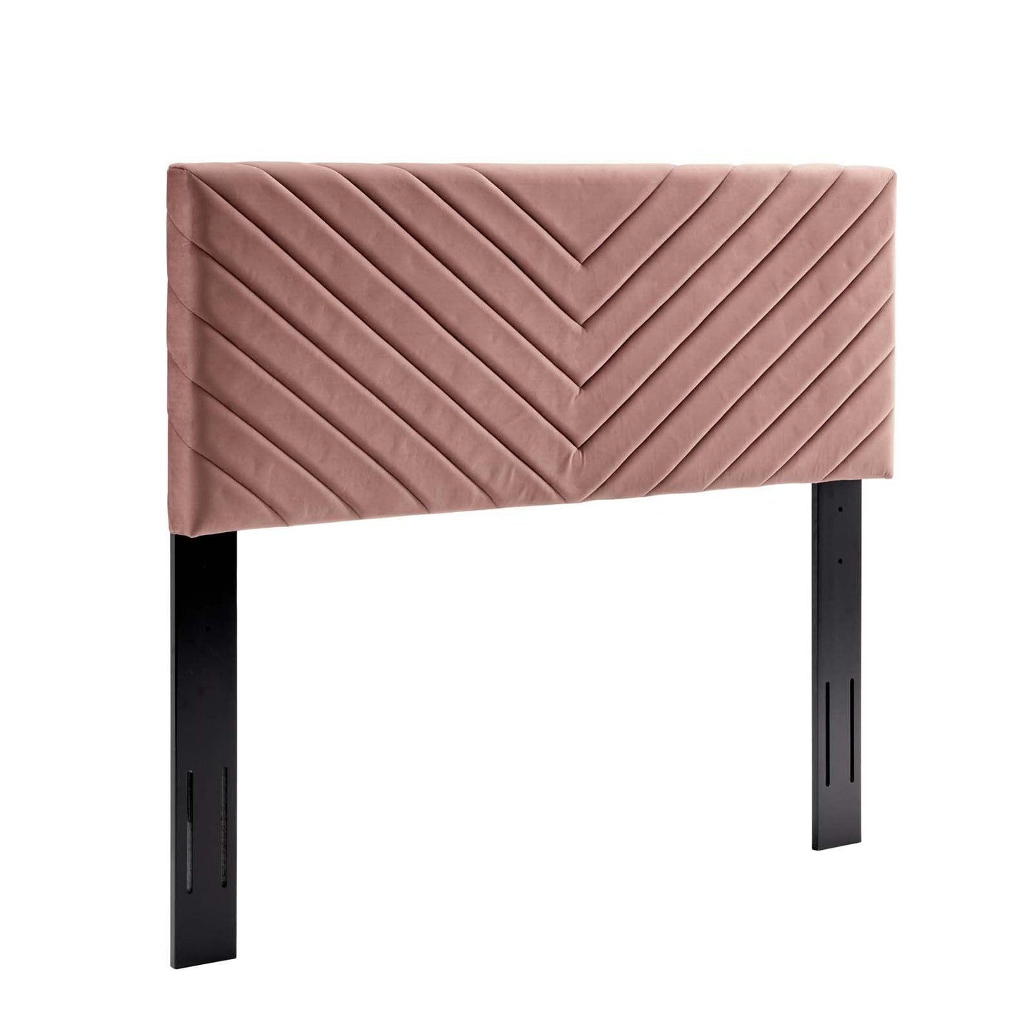 Modway Alyson Angular Channel Tufted Performance Velvet Twin Headboard FredCo