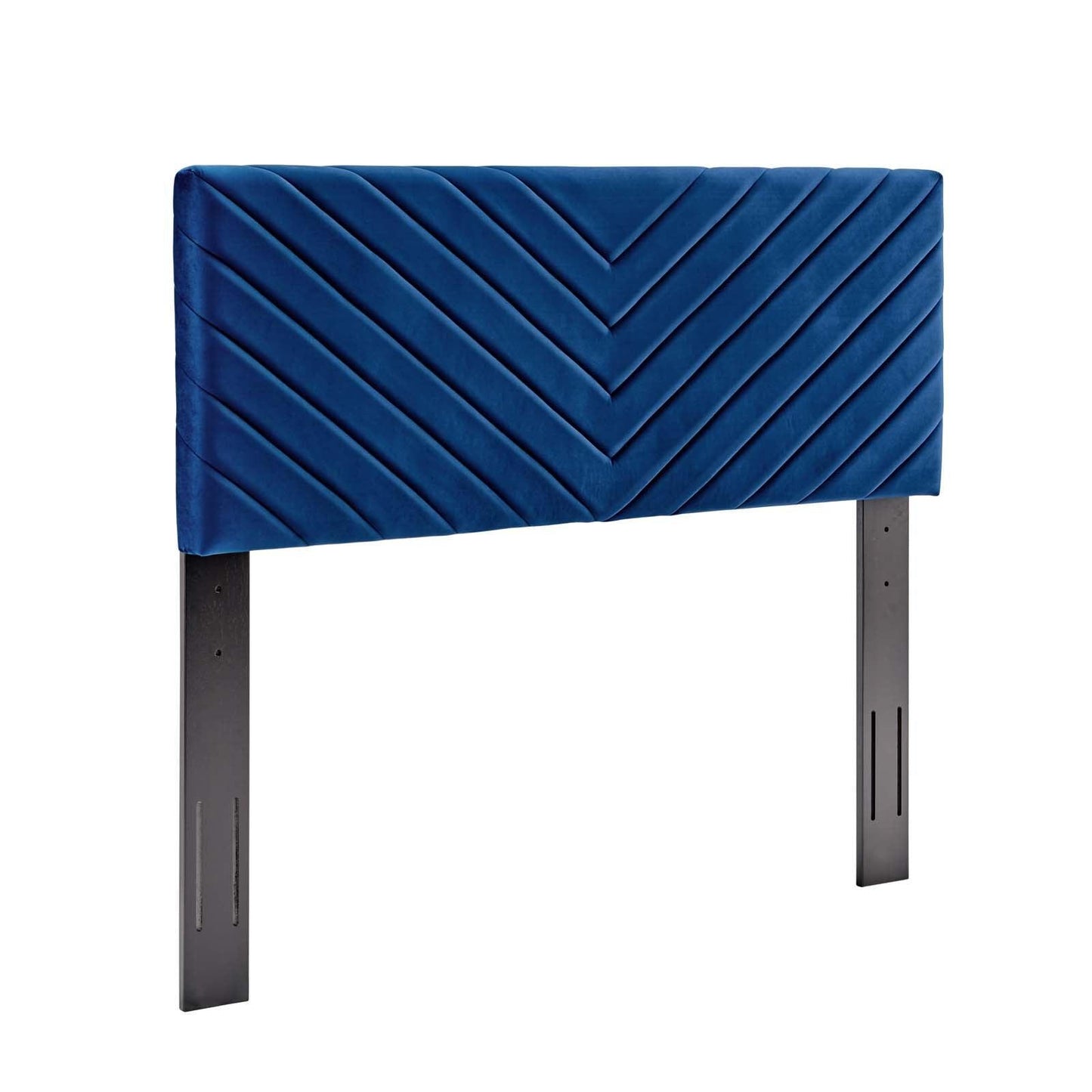 Modway Alyson Angular Channel Tufted Performance Velvet Twin Headboard FredCo