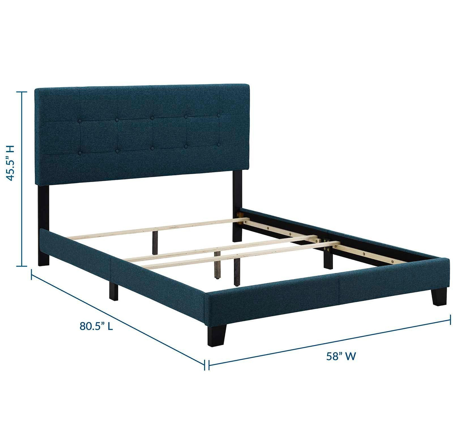 Modway Amira Full Upholstered Fabric Bed FredCo