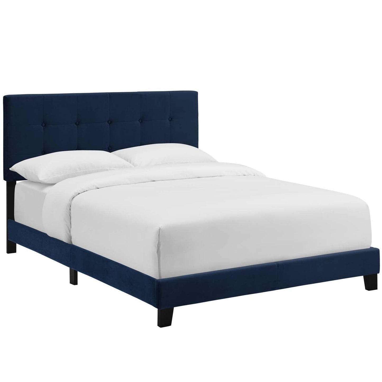 Modway Amira King Performance Velvet Bed FredCo