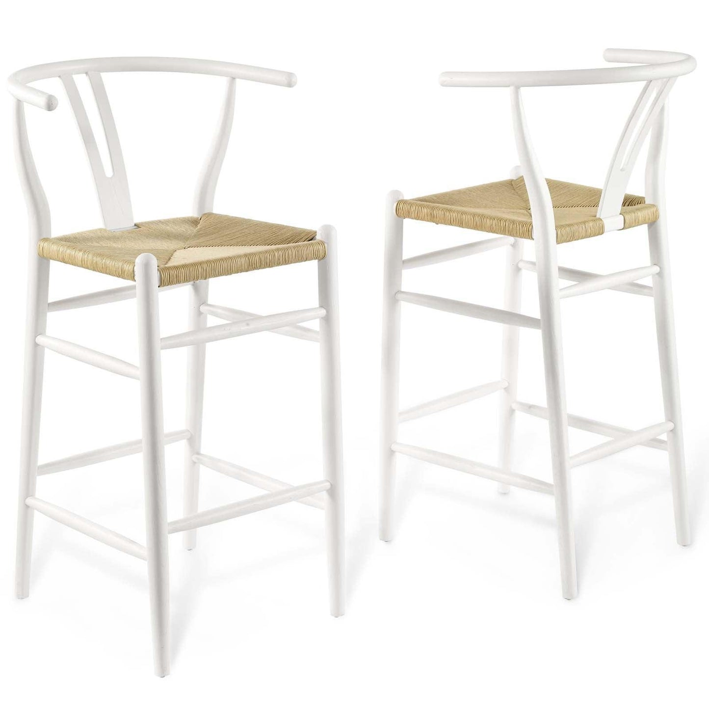 Modway Amish Wood Bar Stool Set of 2 FredCo