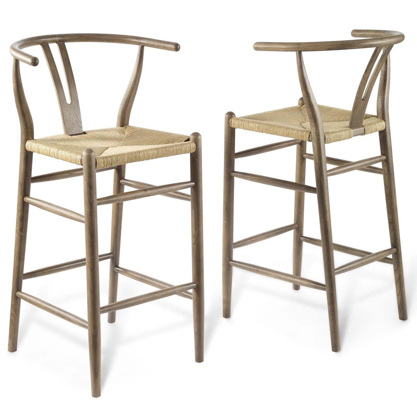 Modway Amish Wood Bar Stool Set of 2 FredCo