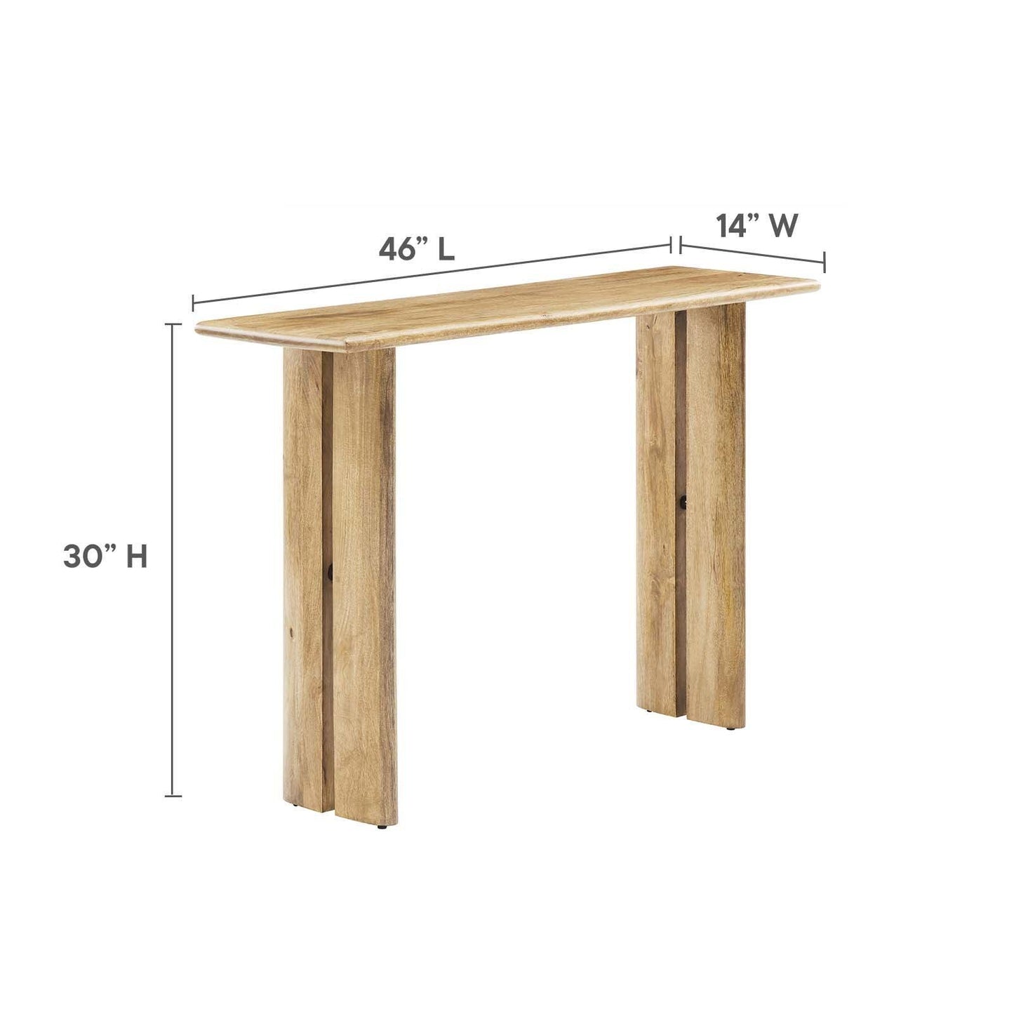 Modway Amistad Wood Console Table, EEI-6342 FredCo