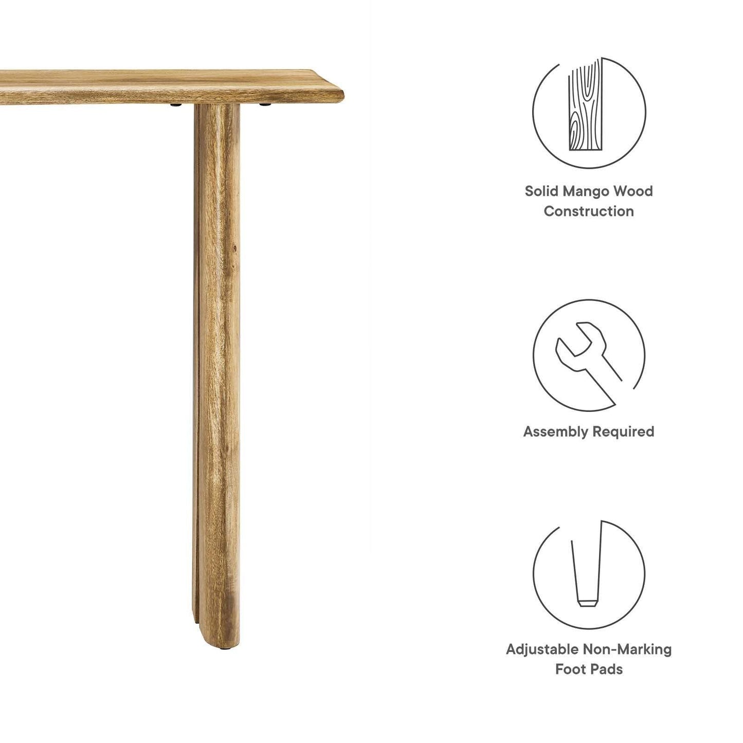 Modway Amistad Wood Console Table, EEI-6342 FredCo