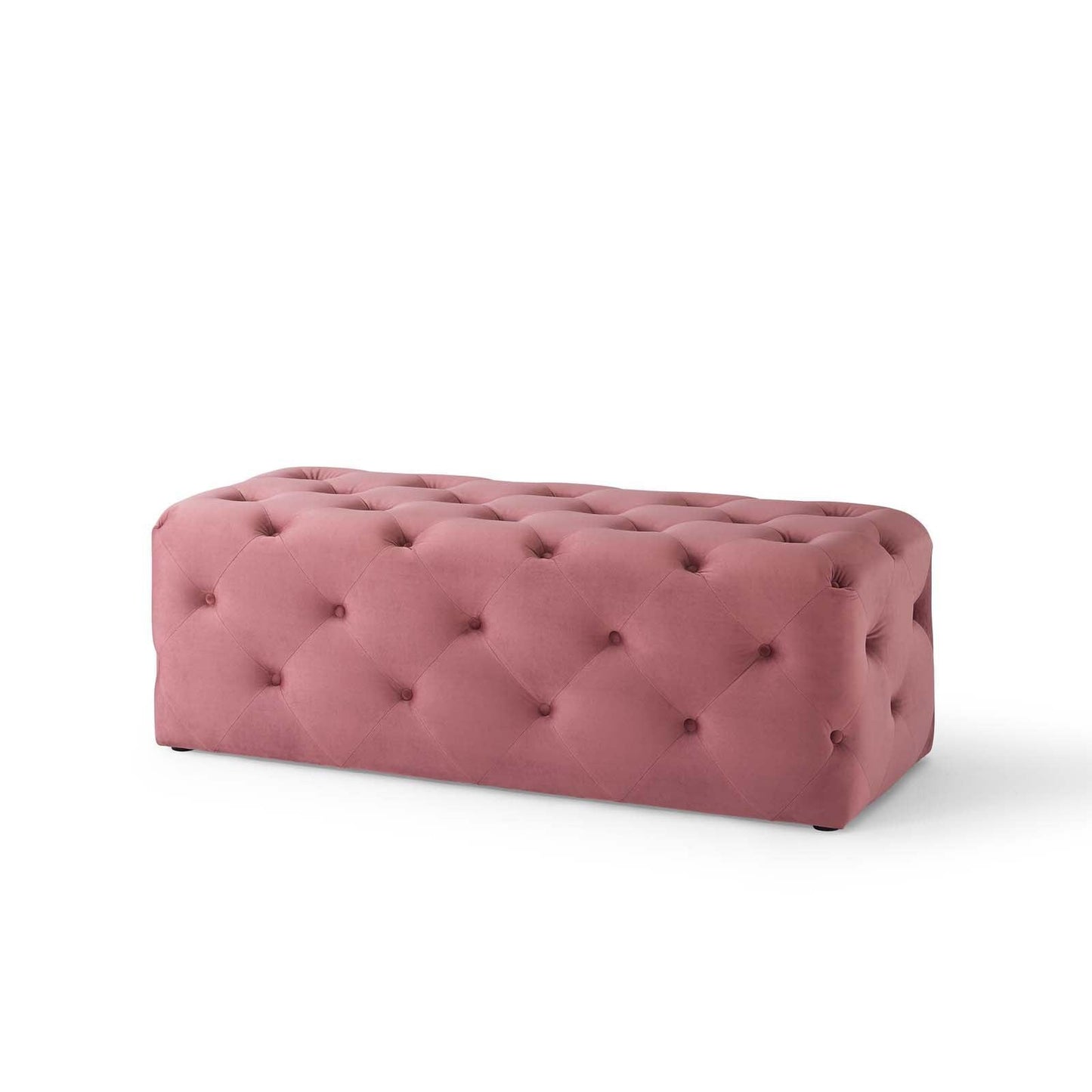 Modway Amour 48" Tufted Button Entryway Performance Velvet Bench FredCo