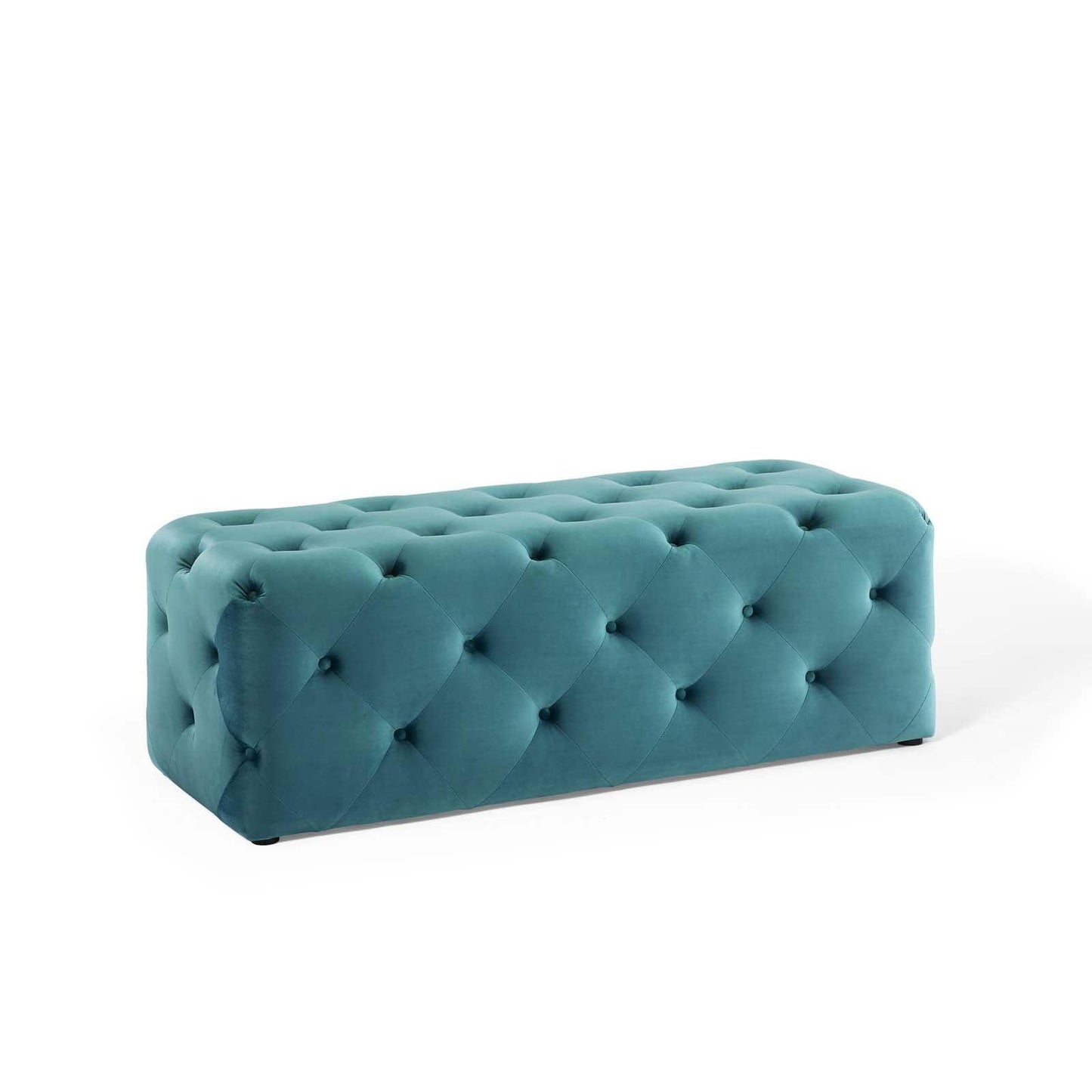 Modway Amour 48" Tufted Button Entryway Performance Velvet Bench FredCo
