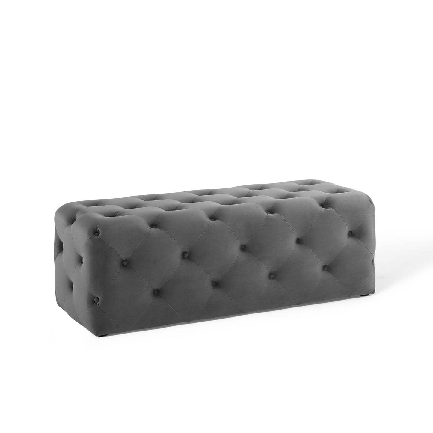 Modway Amour 48" Tufted Button Entryway Performance Velvet Bench FredCo