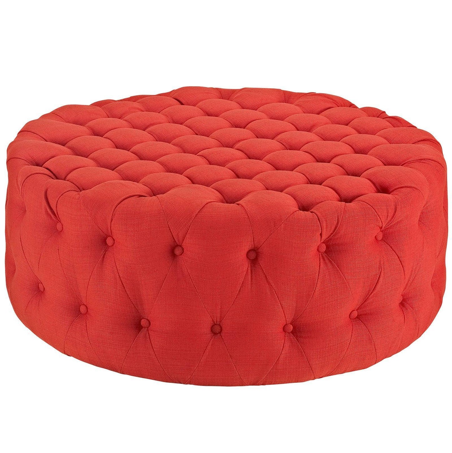 Modway Amour Upholstered Fabric Ottoman FredCo