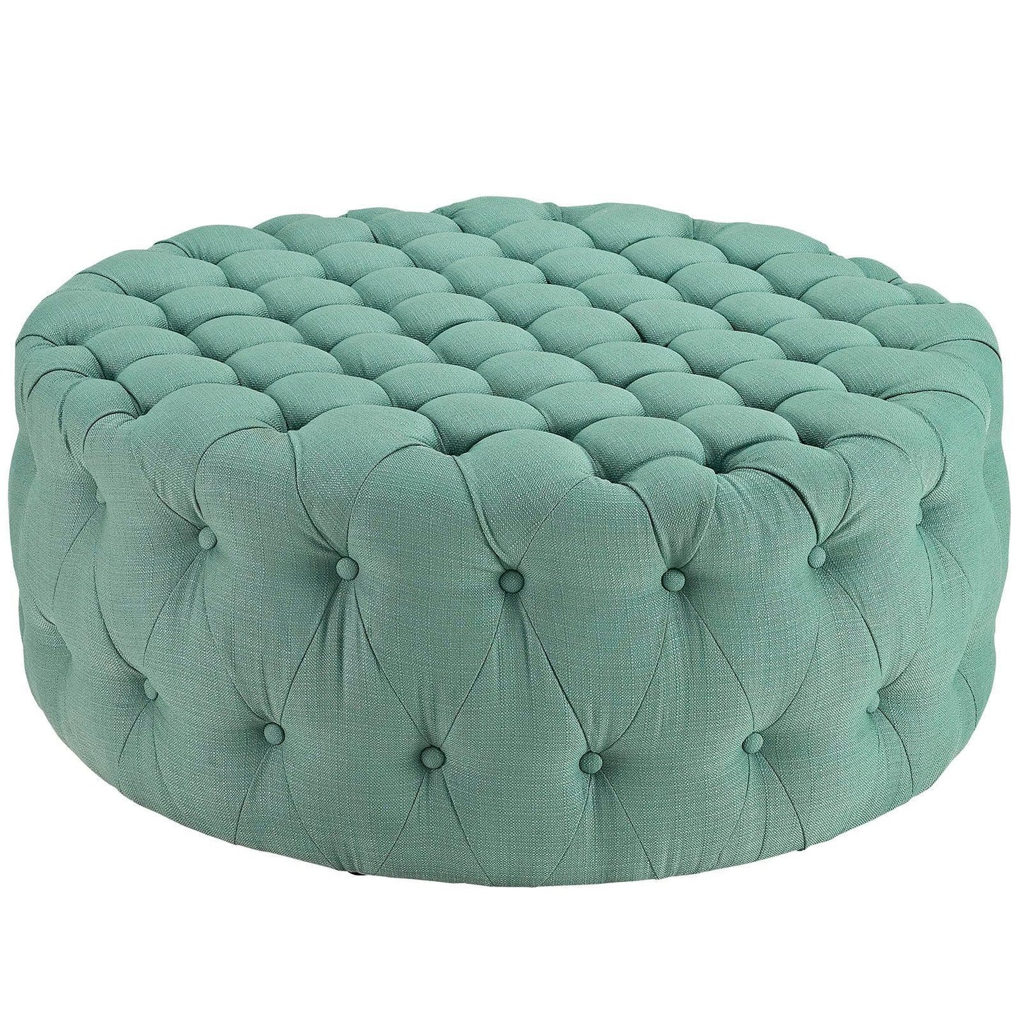 Modway Amour Upholstered Fabric Ottoman FredCo