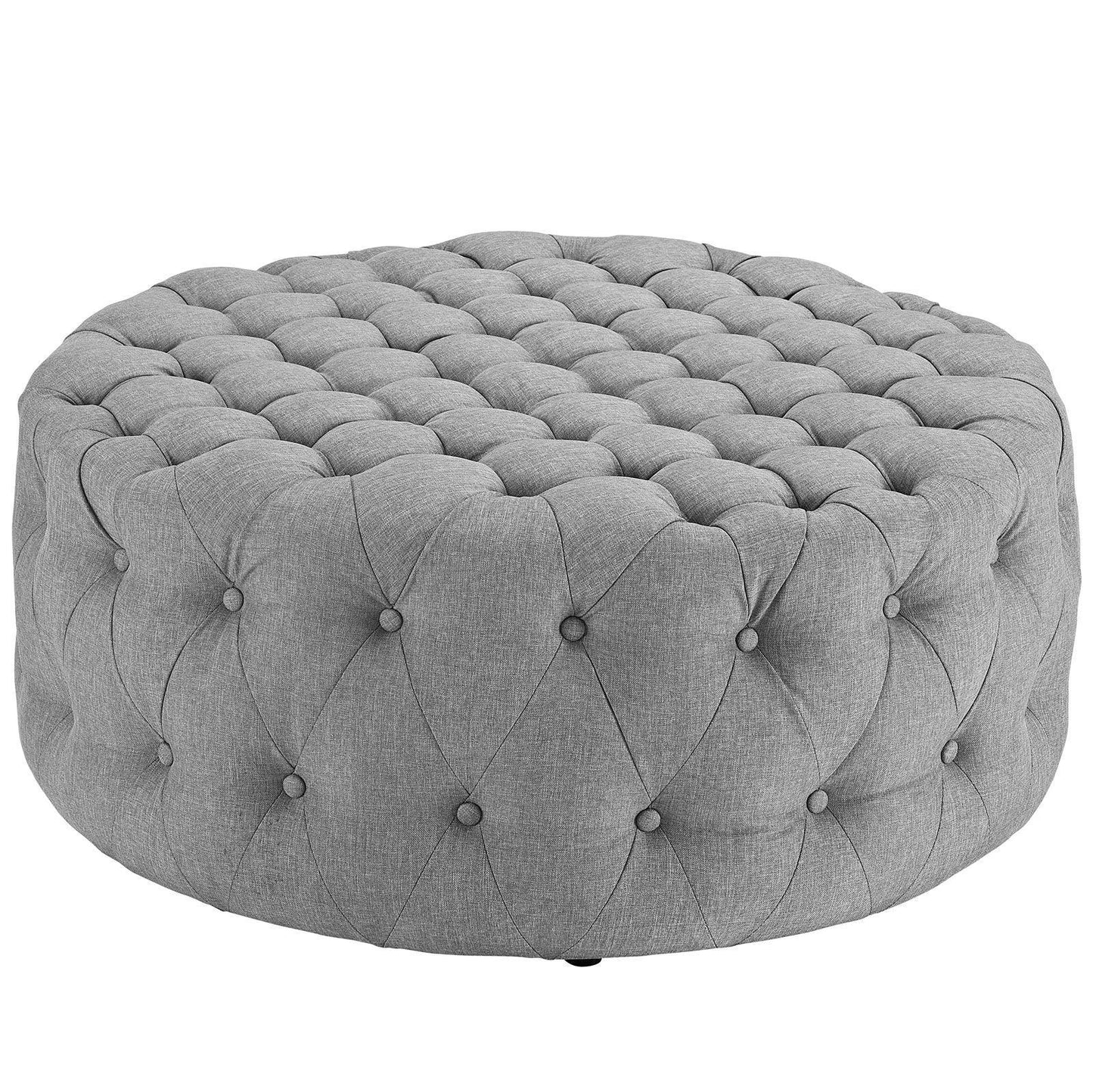 Modway Amour Upholstered Fabric Ottoman FredCo