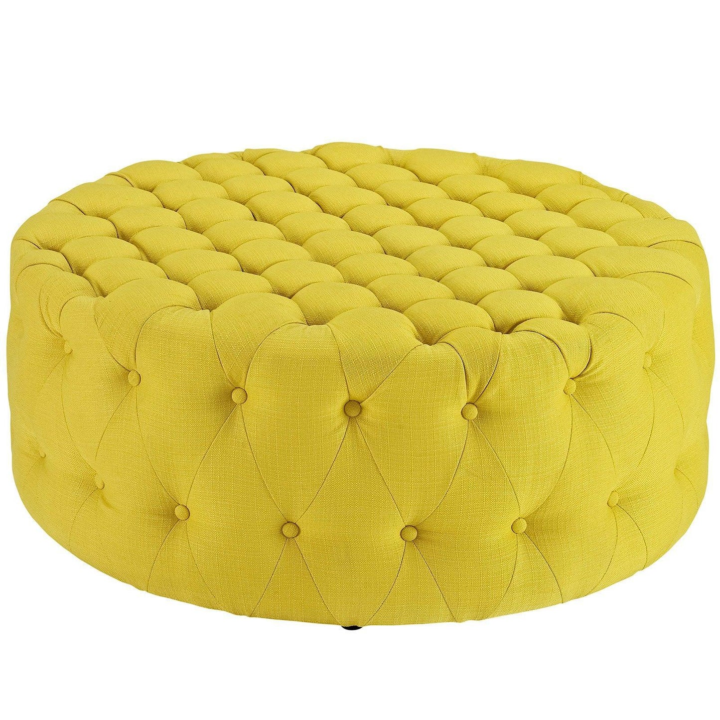 Modway Amour Upholstered Fabric Ottoman FredCo