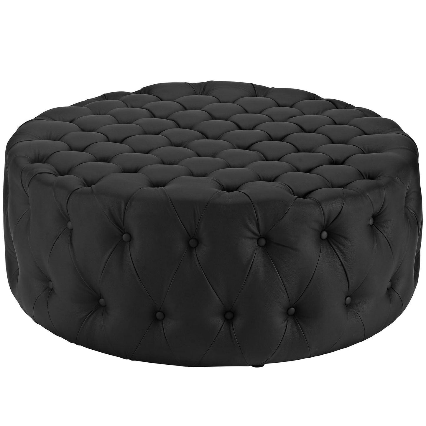 Modway Amour Upholstered Vinyl Ottoman FredCo
