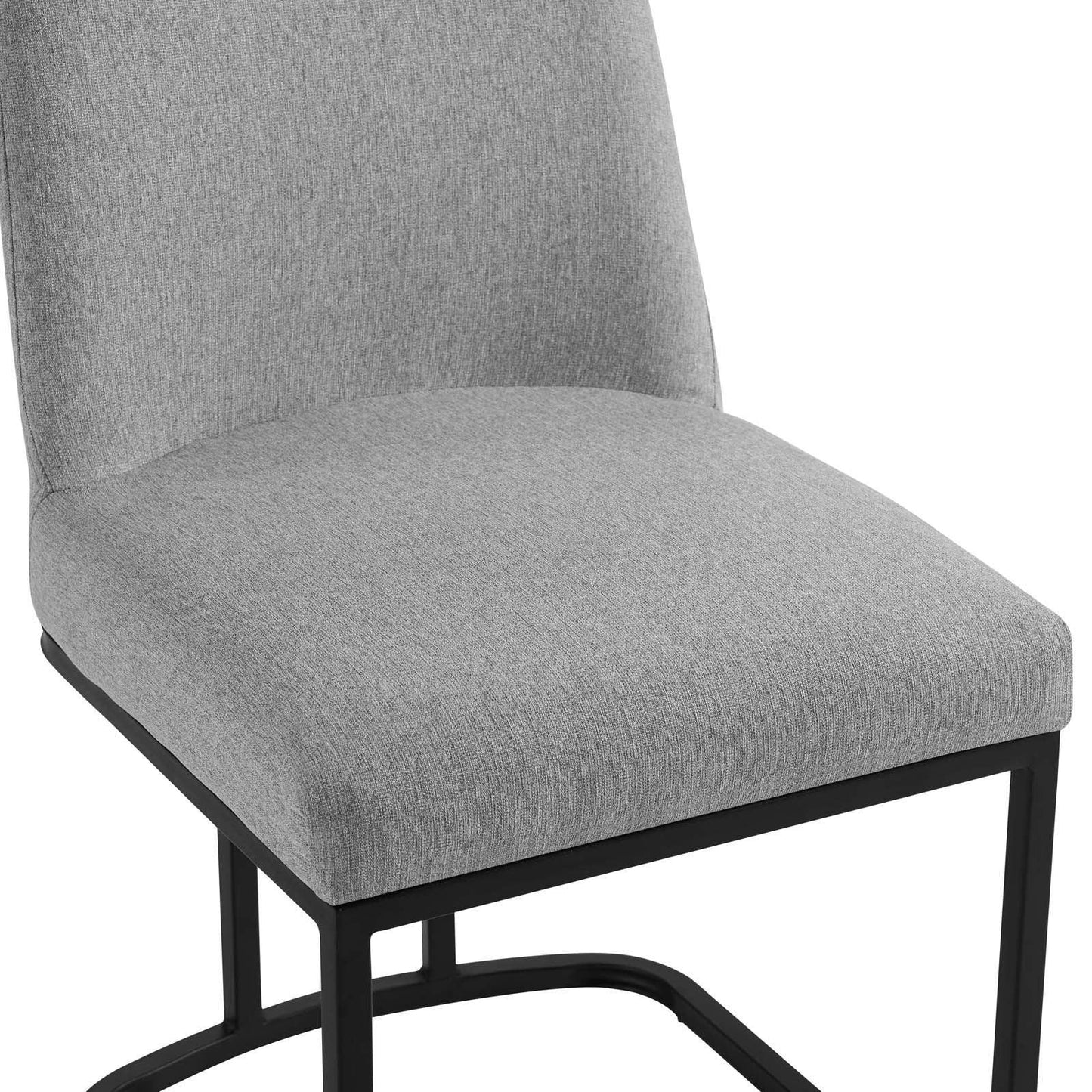 Modway Amplify Sled Base Upholstered Fabric Dining Chairs - Set of 2 FredCo