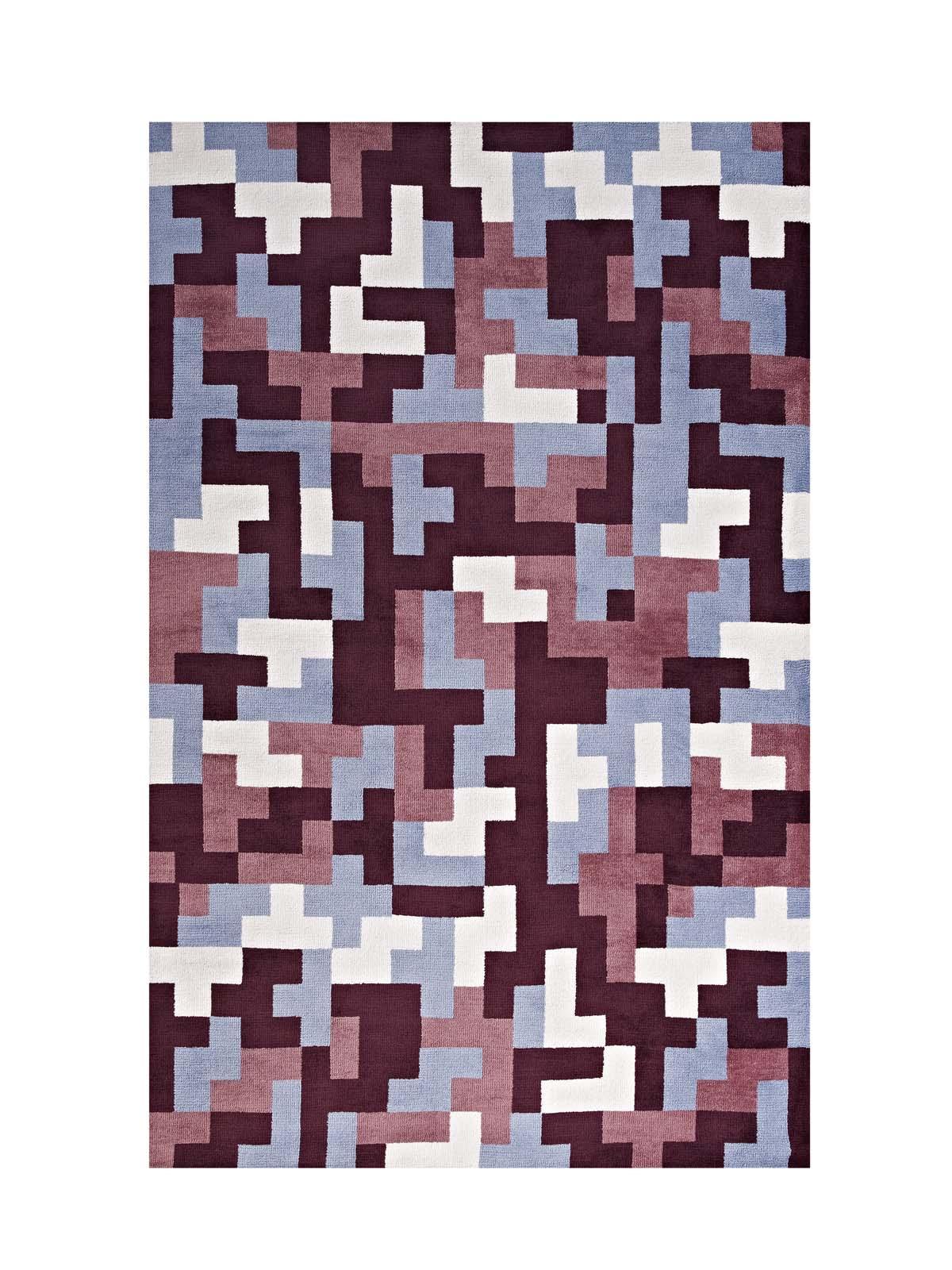 Modway Andela Interlocking Block Mosaic Area Rug FredCo