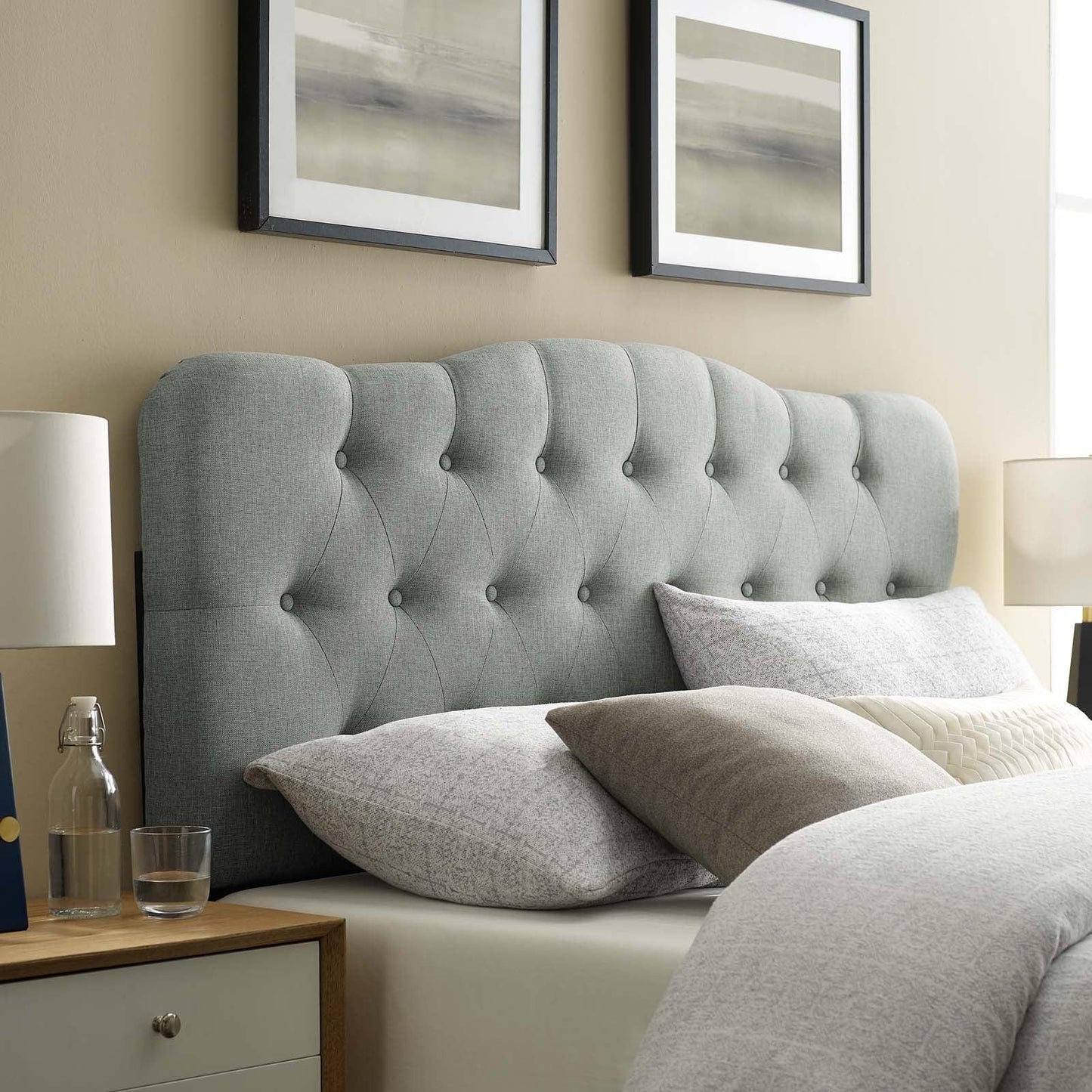 Modway Annabel Full Upholstered Fabric Headboard FredCo