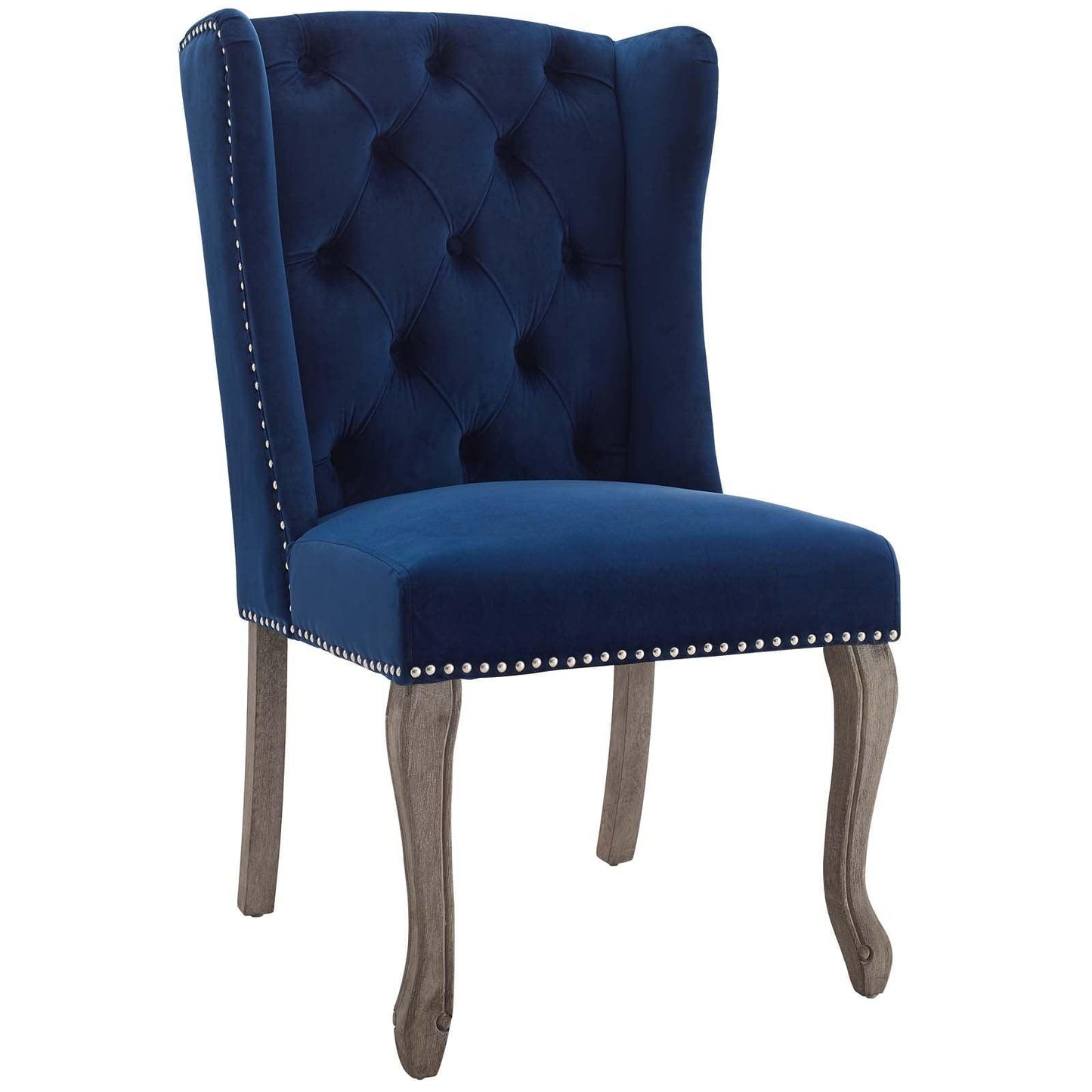 Modway Apprise French Vintage Dining Performance Velvet Side Chair FredCo