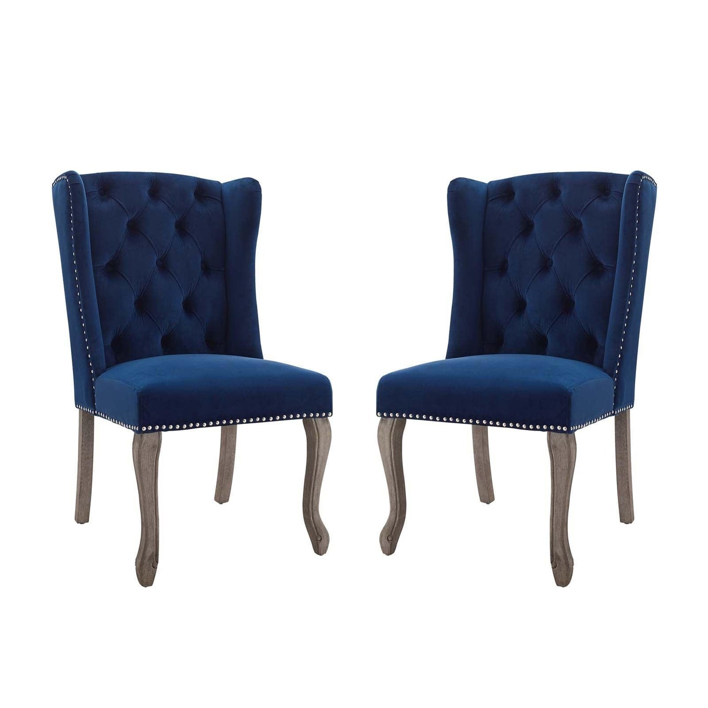 Modway Apprise Side Chair Performance Velvet Set of 2 FredCo