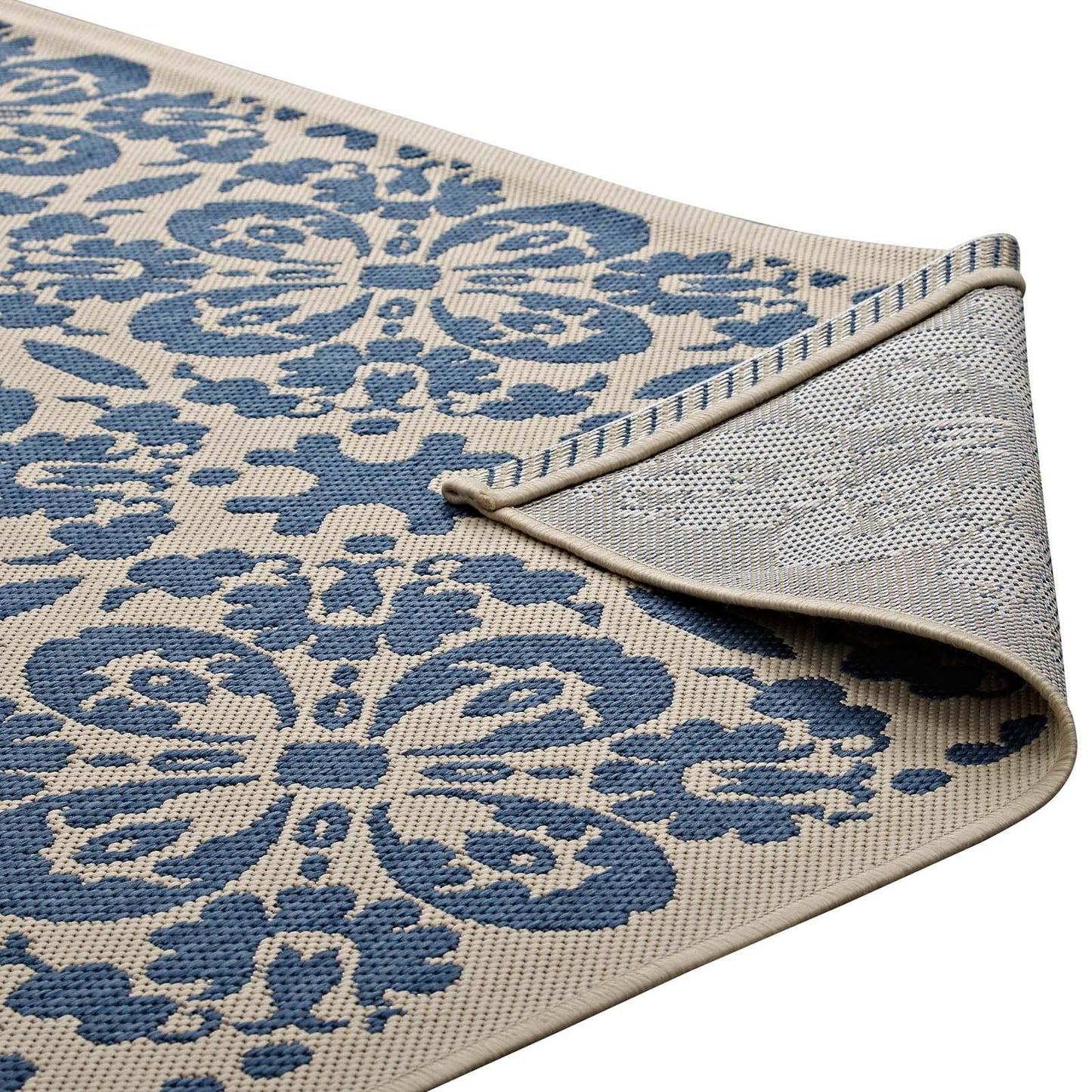 Modway Ariana Vintage Floral Trellis Indoor and Outdoor Area Rug FredCo