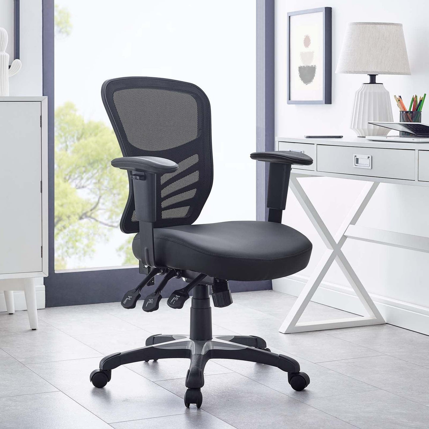 Modway Articulate Vinyl Office Chair FredCo