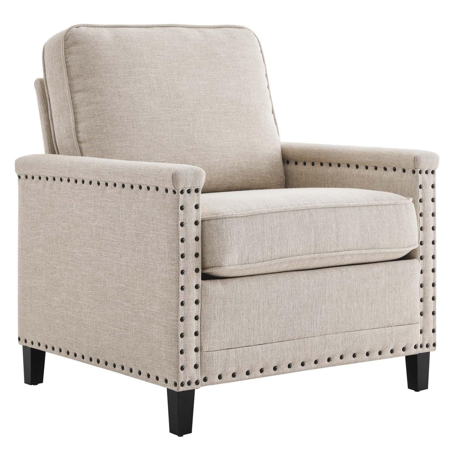 Modway Ashton Upholstered Fabric Armchair FredCo