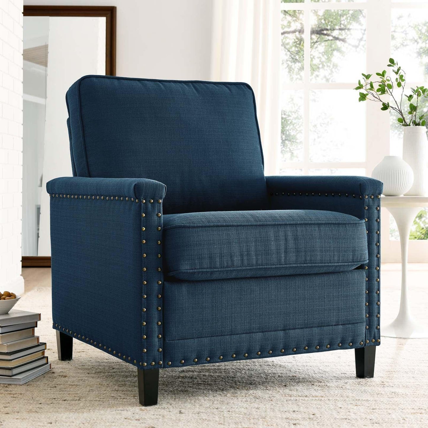 Modway Ashton Upholstered Fabric Armchair FredCo