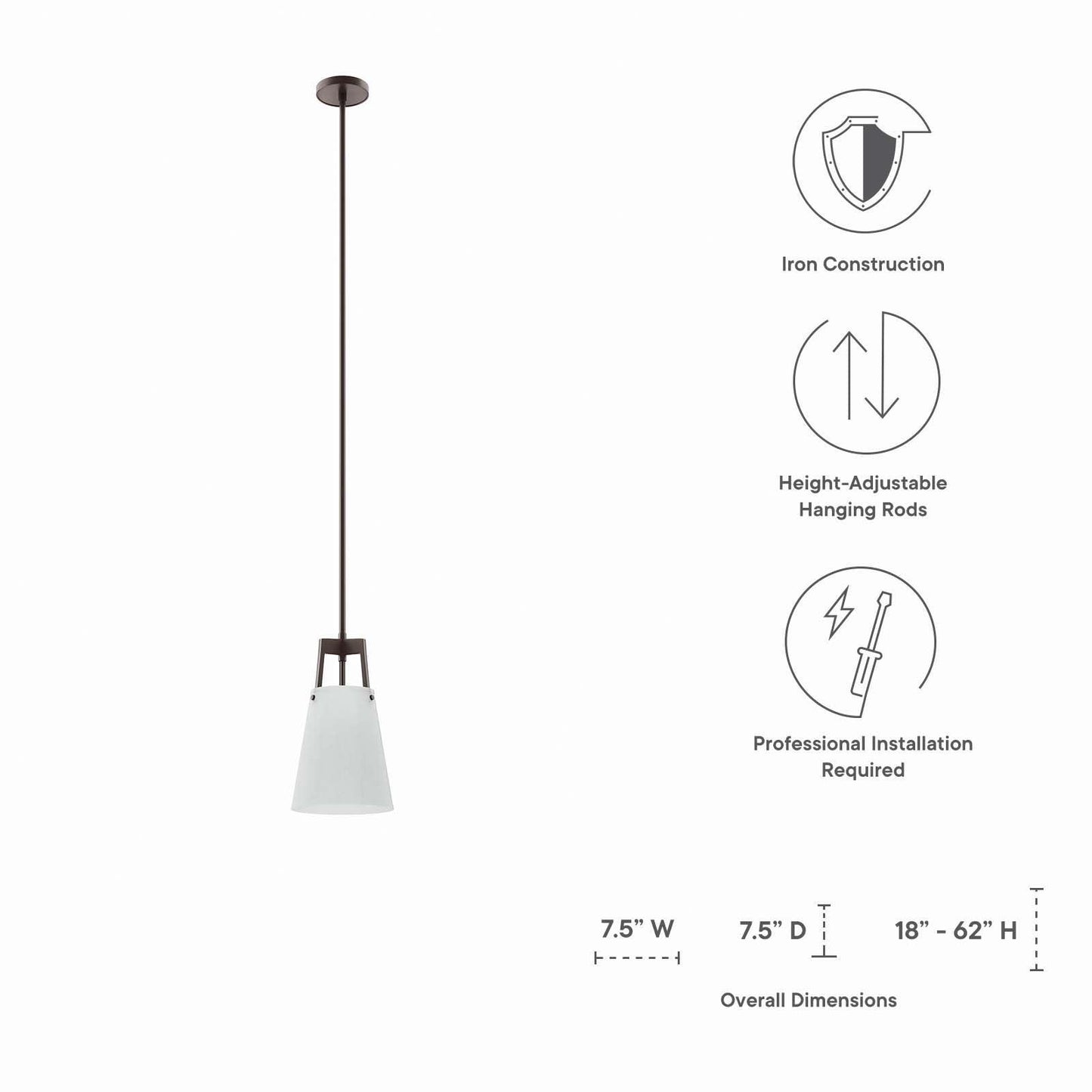 Modway Aspire Pendant Light FredCo