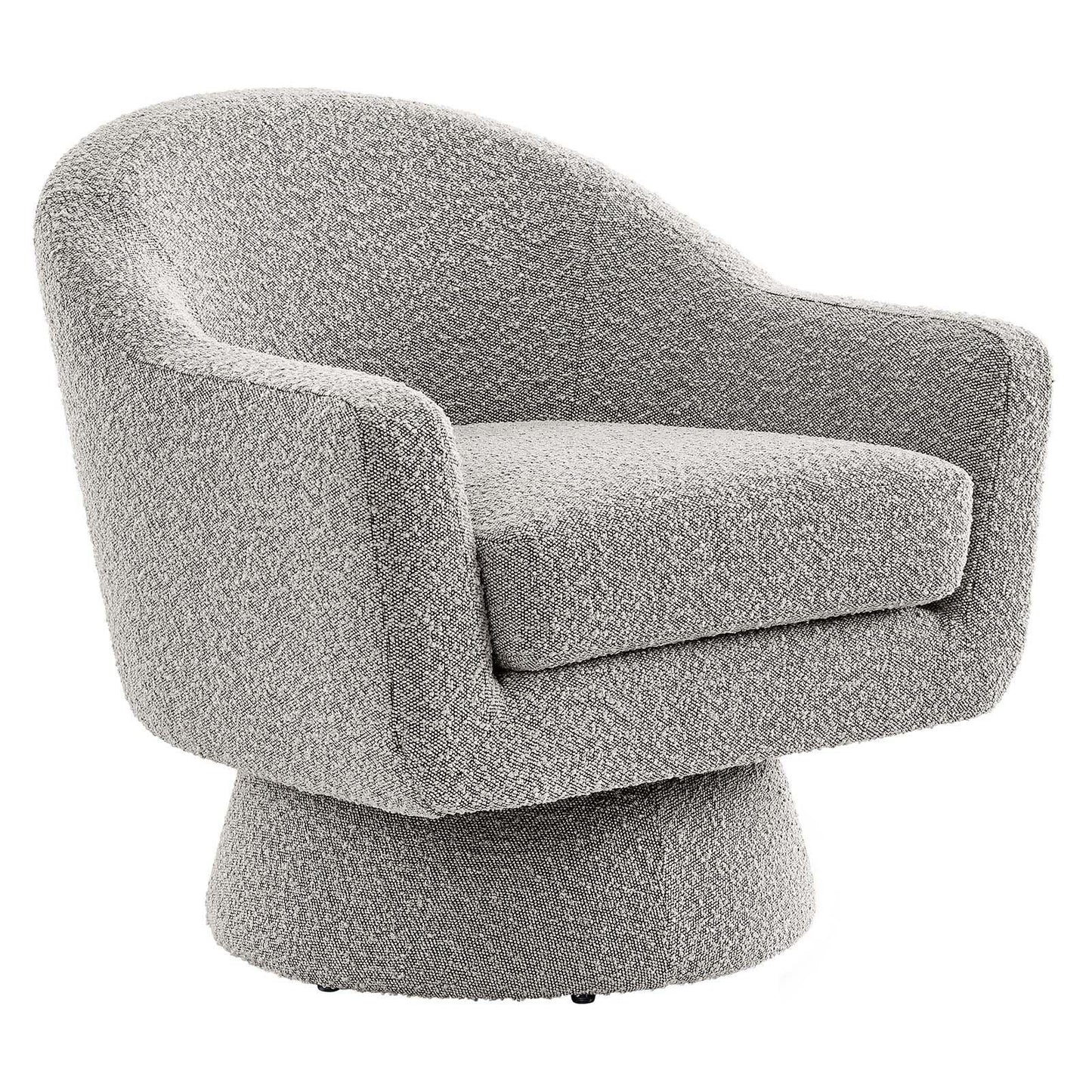 Modway Astral Boucle Fabric Swivel Chair FredCo