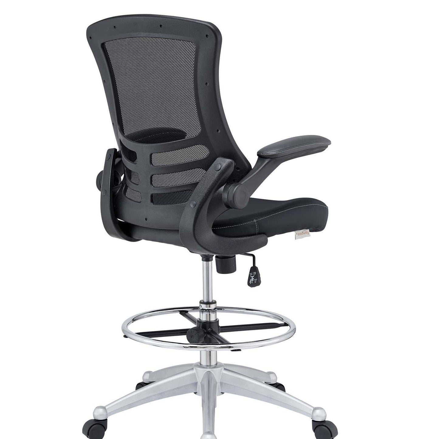 Modway Attainment Vinyl Drafting Chair FredCo
