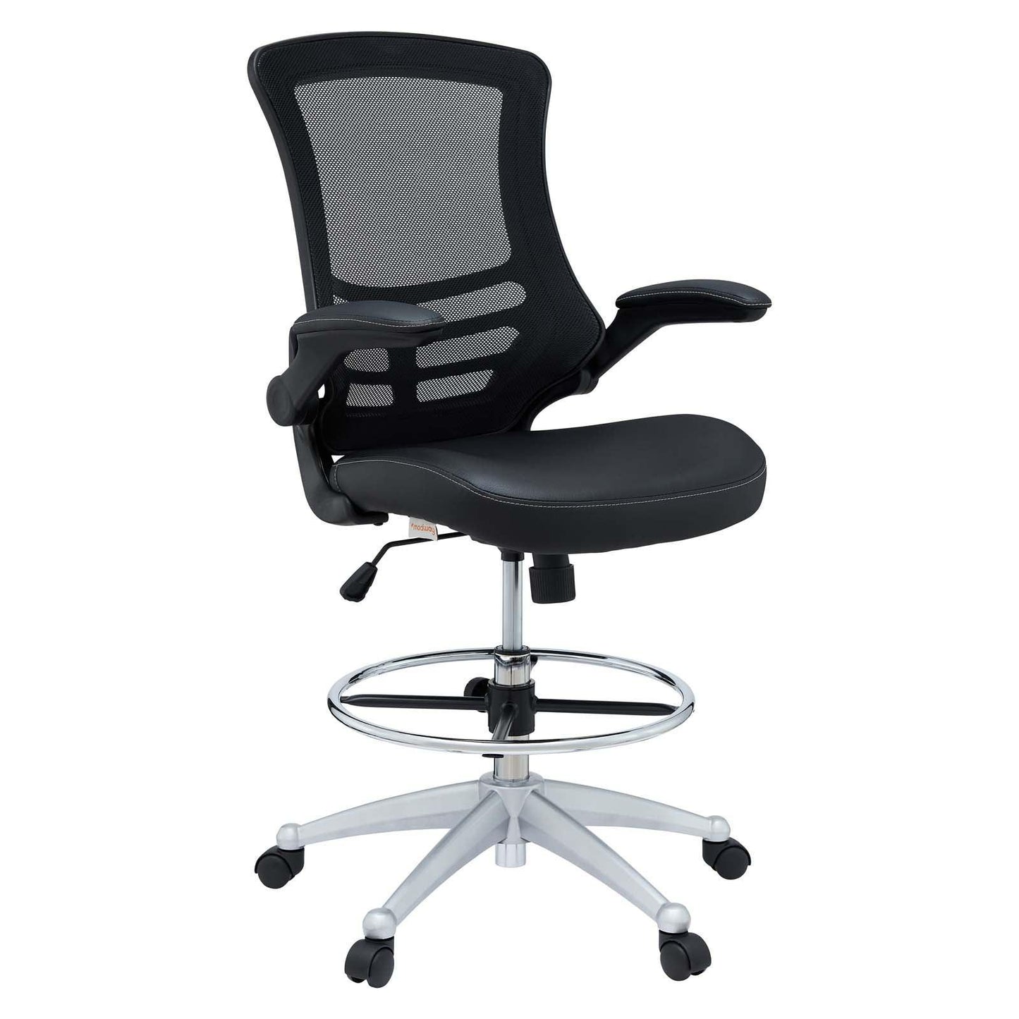 Modway Attainment Vinyl Drafting Chair FredCo