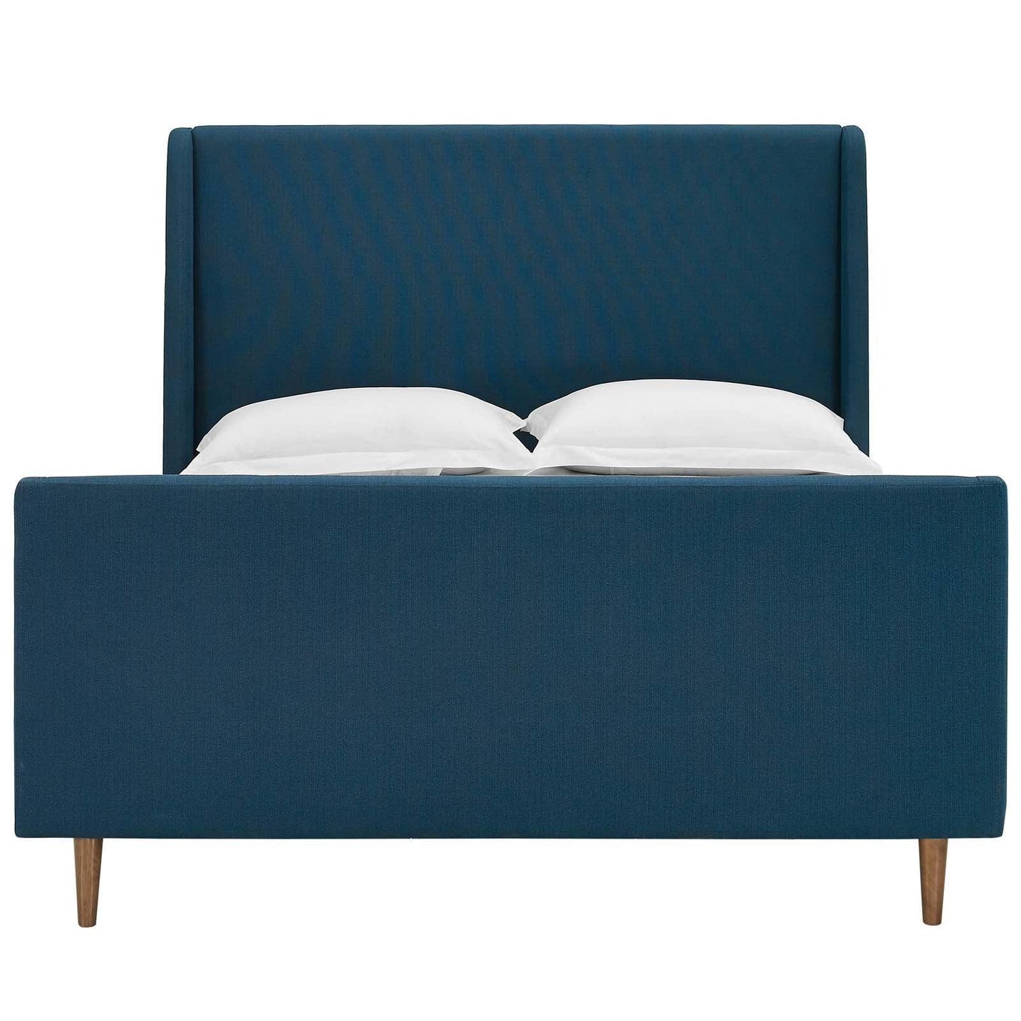 Modway Aubree Queen Upholstered Fabric Sleigh Platform Bed FredCo