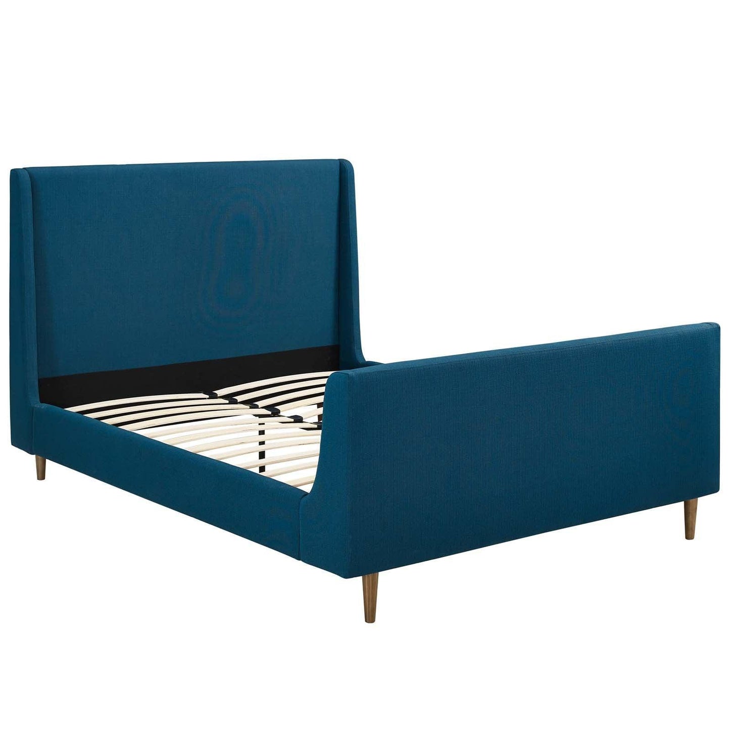 Modway Aubree Queen Upholstered Fabric Sleigh Platform Bed FredCo