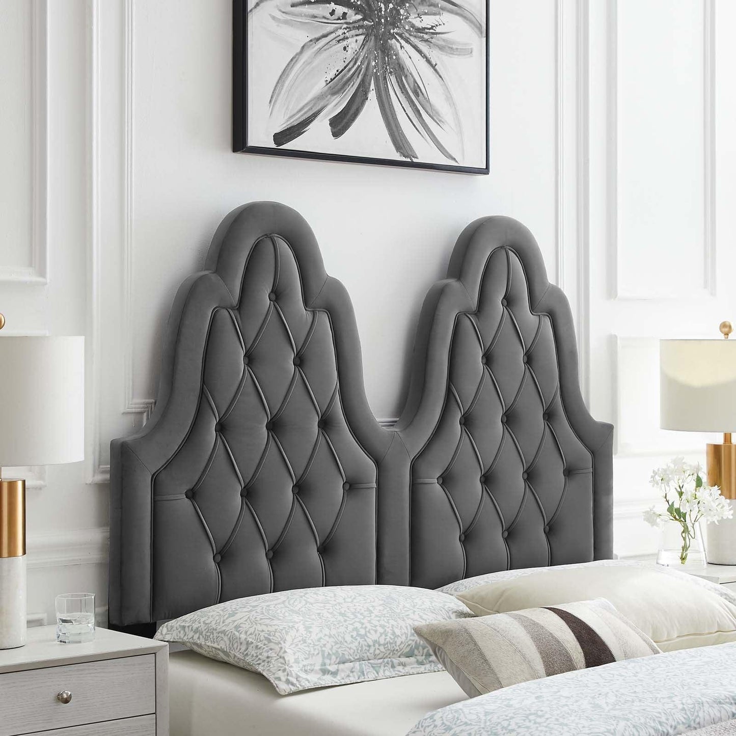 Modway Augustine Tufted Performance Velvet King/California King Headboard FredCo