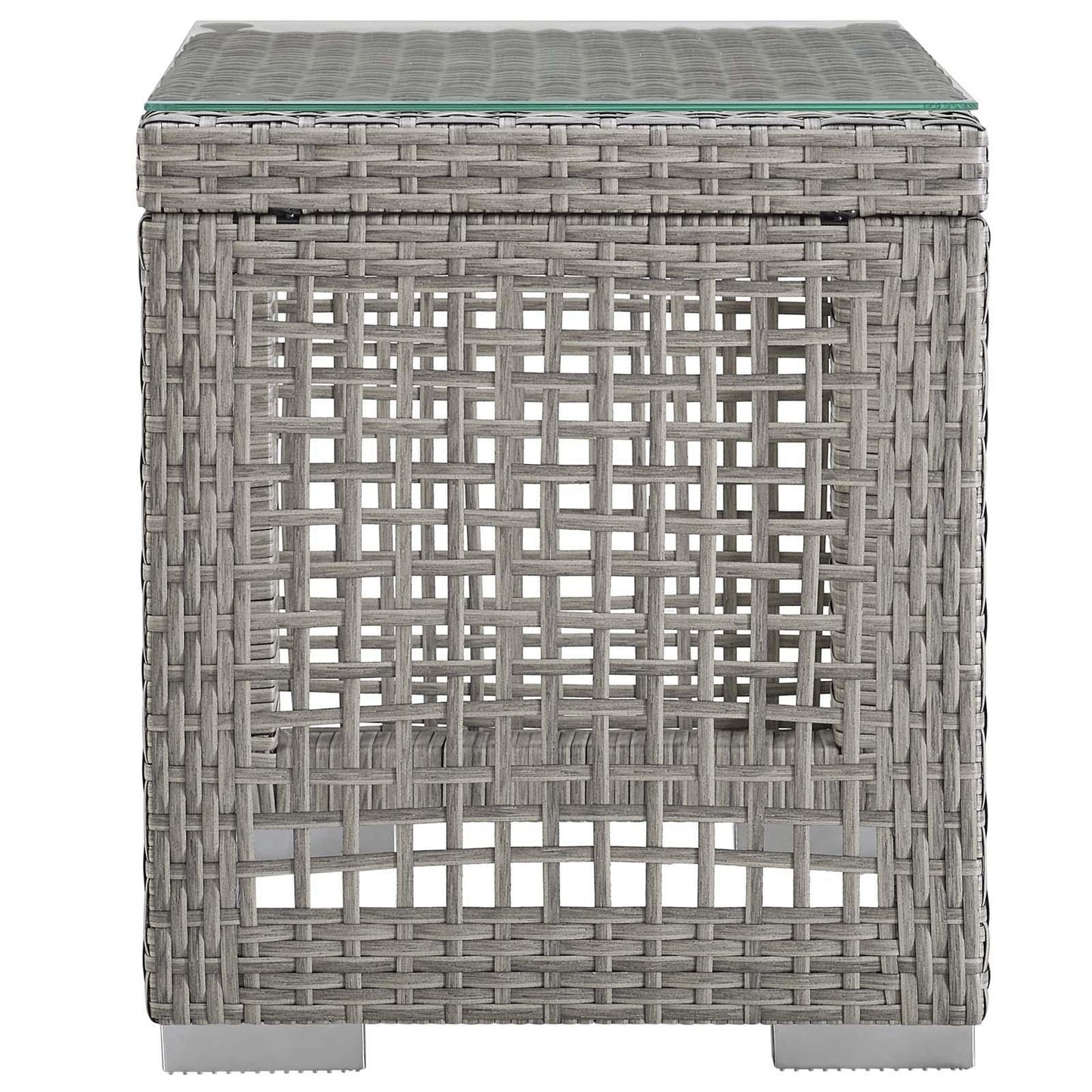 Modway Aura 3 Piece Outdoor Patio Wicker Rattan Set FredCo