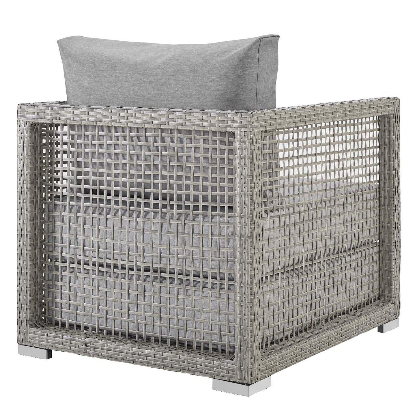 Modway Aura 3 Piece Outdoor Patio Wicker Rattan Set FredCo