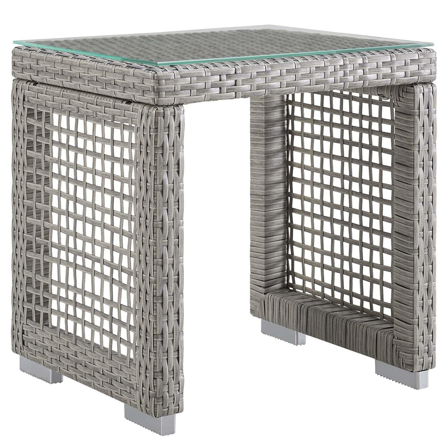 Modway Aura 3 Piece Outdoor Patio Wicker Rattan Set FredCo