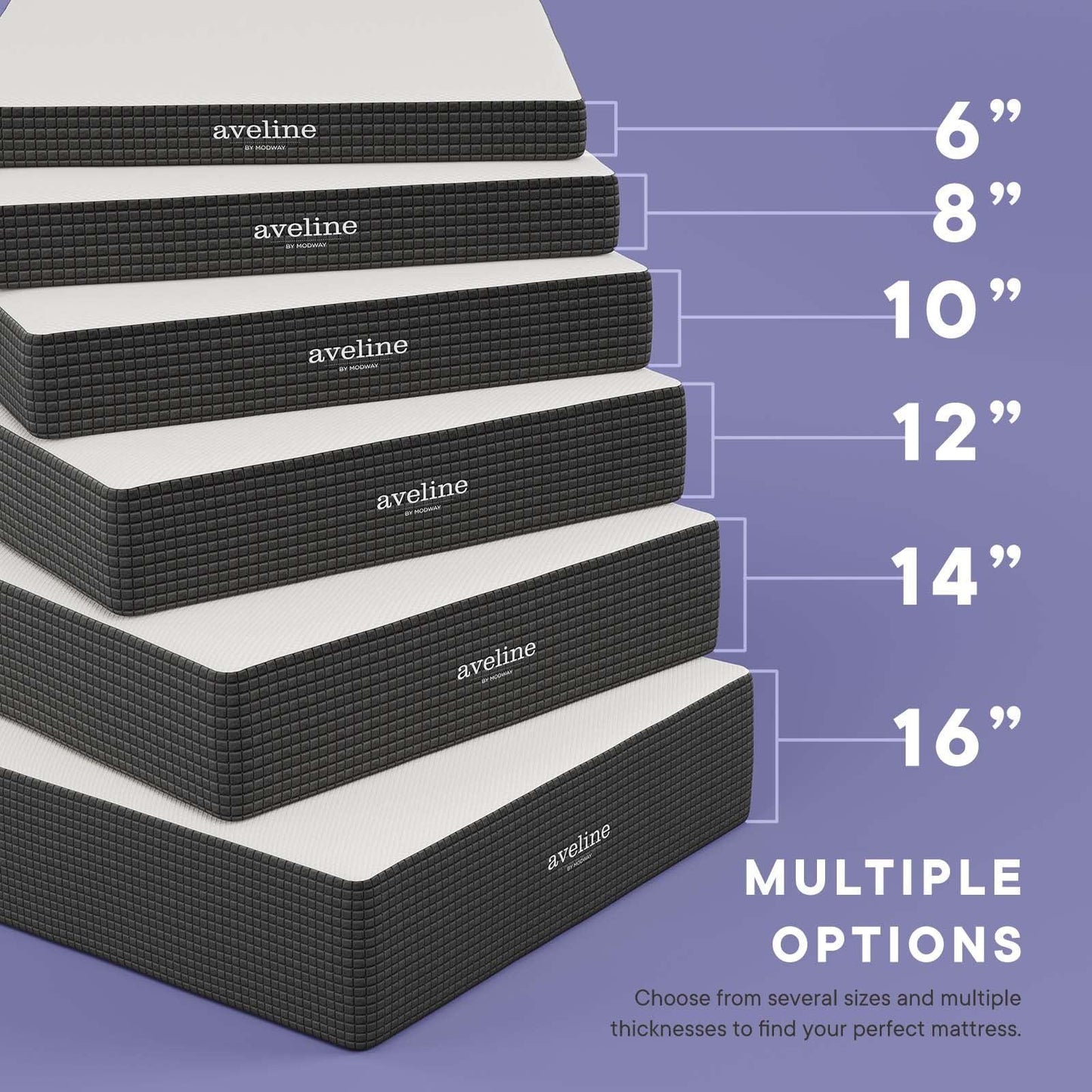 Modway Aveline 6" Full Mattress FredCo