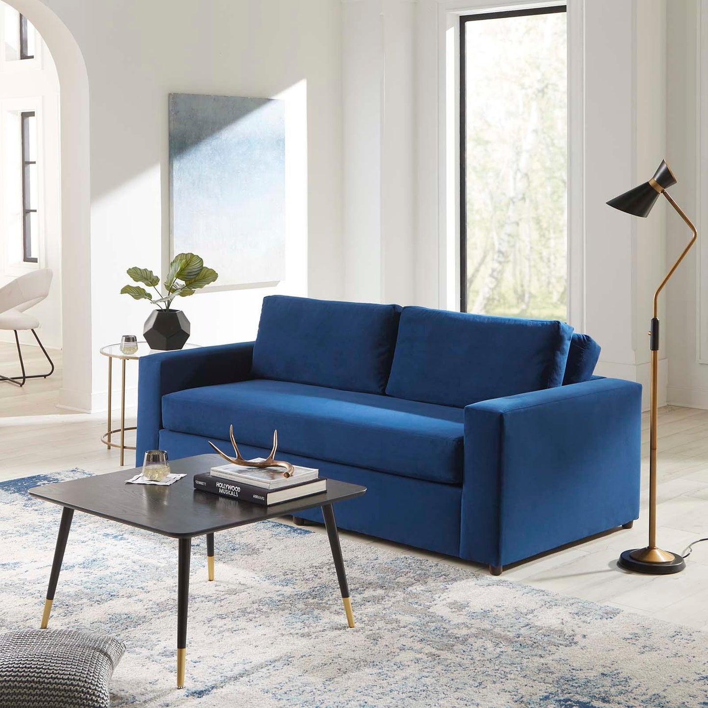 Modway Avendale Velvet Sofa FredCo