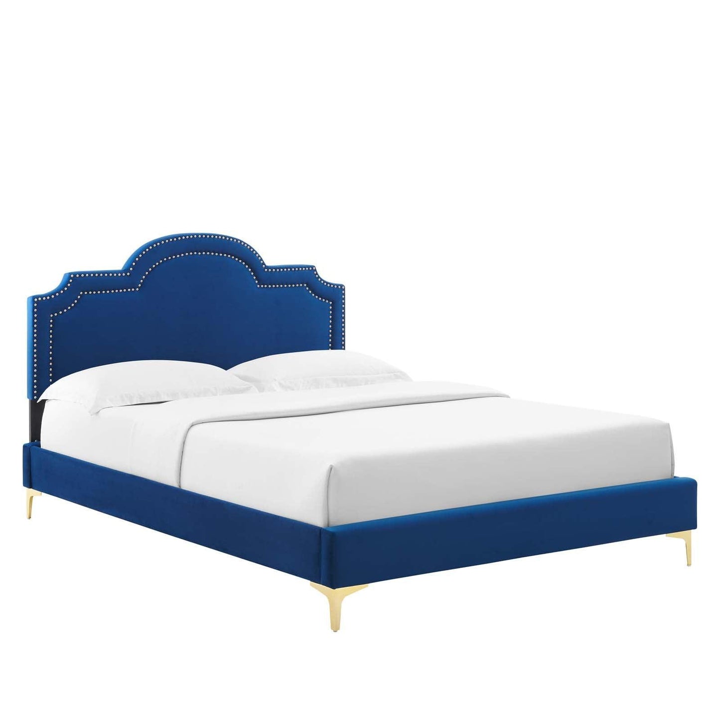 Modway Aviana Performance Velvet Queen Bed FredCo