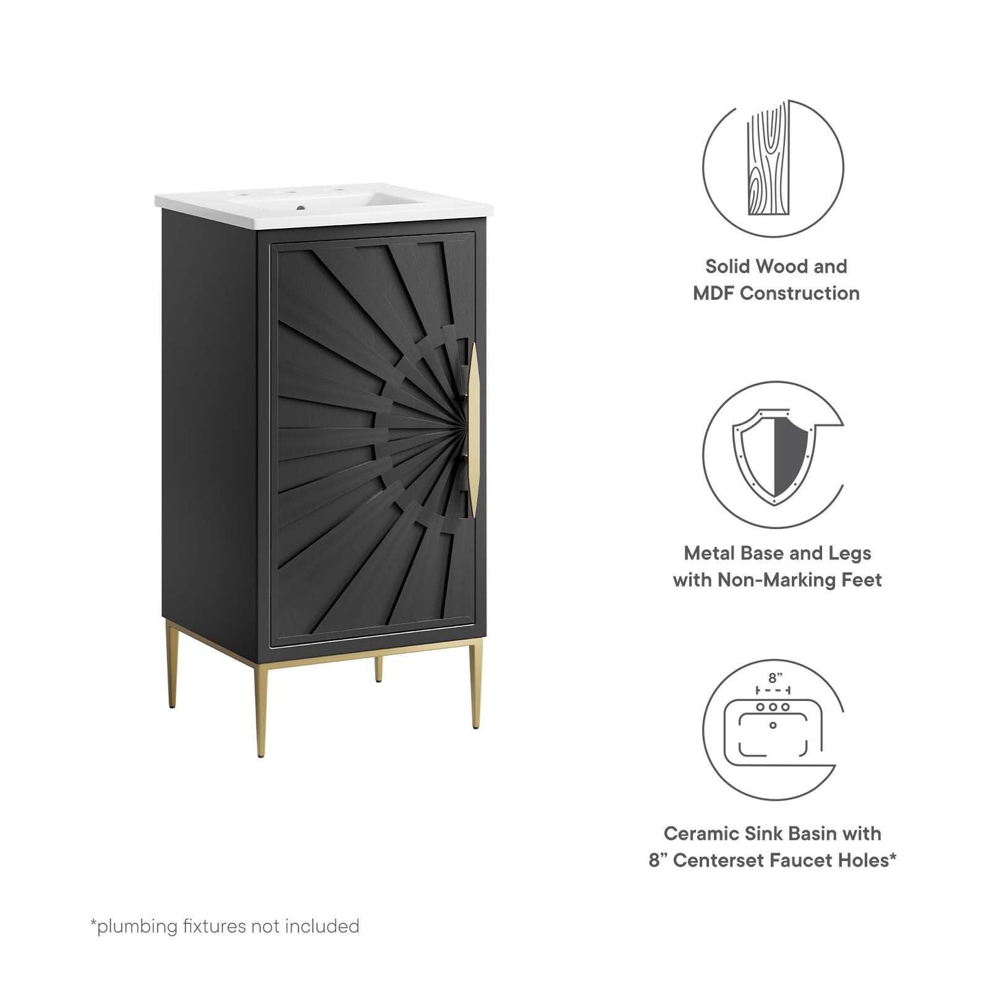 Modway Awaken 18" Bathroom Vanity FredCo