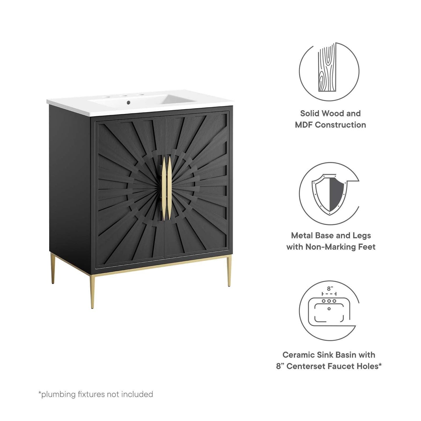 Modway Awaken 30" Bathroom Vanity FredCo