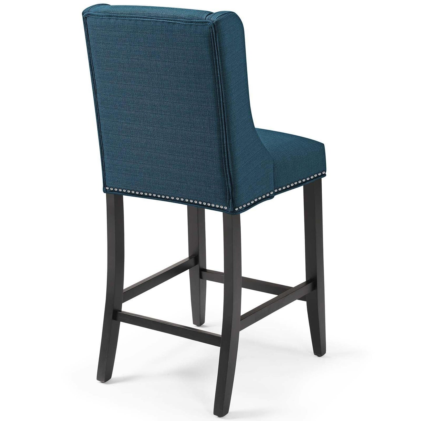 Modway Baron Counter Stool Upholstered Fabric Set of 2 FredCo