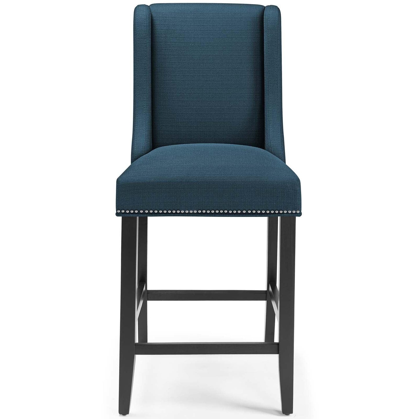 Modway Baron Counter Stool Upholstered Fabric Set of 2 FredCo