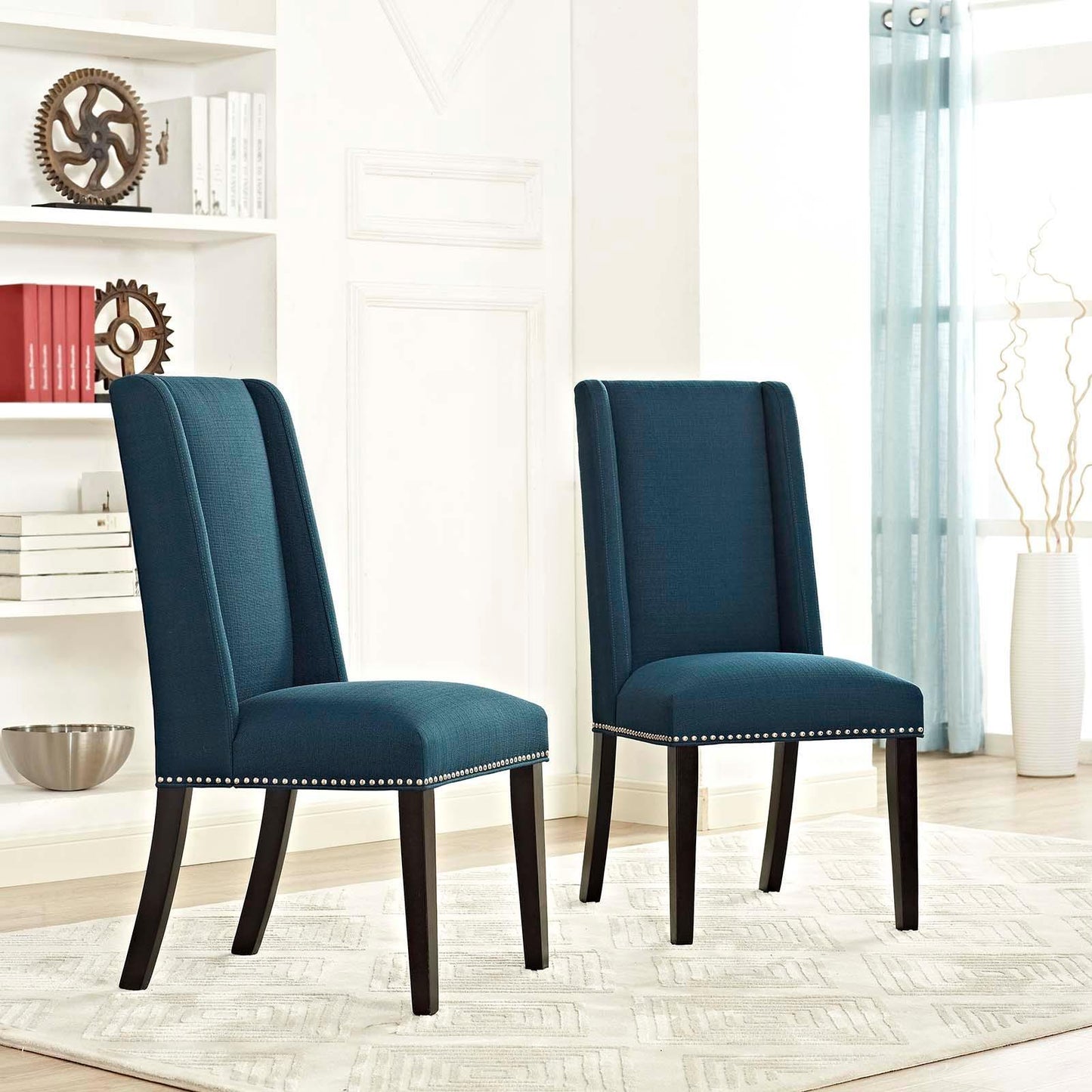 Modway Baron Dining Chair Fabric Set of 2 FredCo