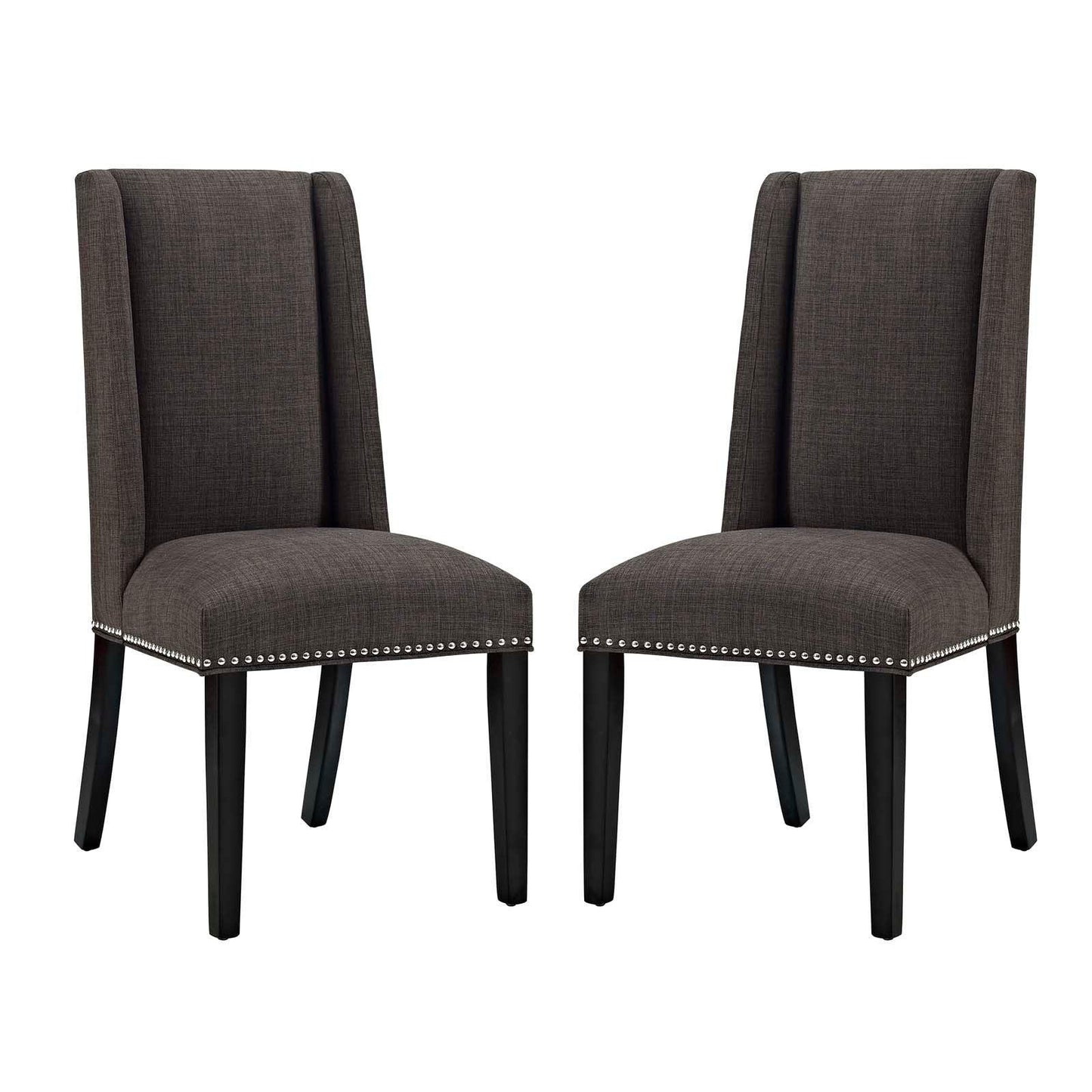 Modway Baron Dining Chair Fabric Set of 2 FredCo