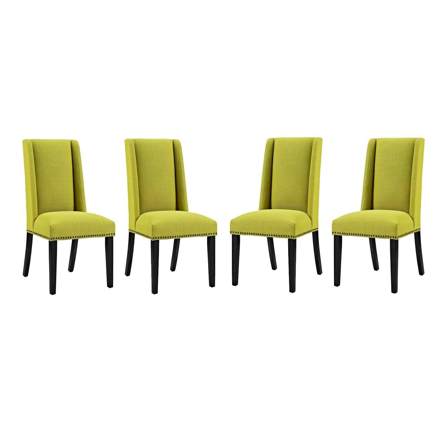 Modway Baron Dining Chair Fabric Set of 4 FredCo